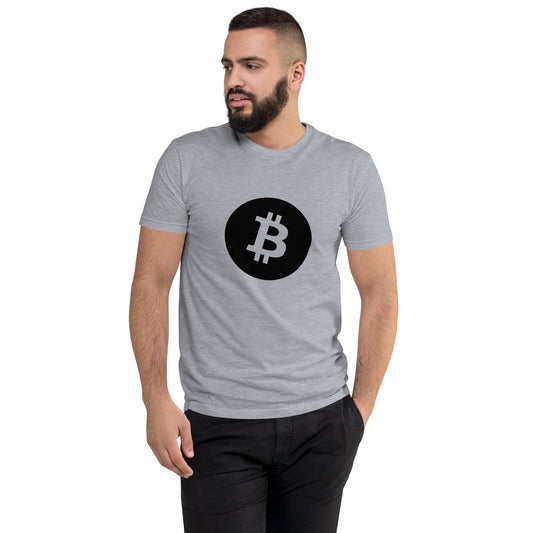 Bitcoin Logo Fitted T-shirt