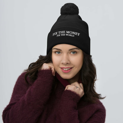 Fix the World Pom-Pom Beanie