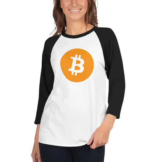 Women's 3/4 sleeve Bitcoin shirt