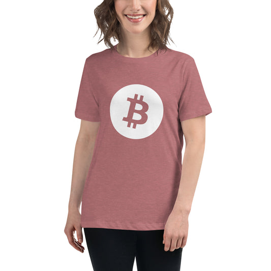 Women's Bitcoin Relaxed T-Shirt